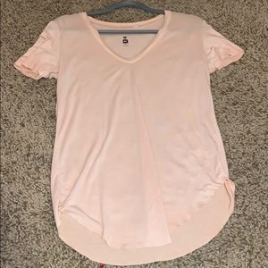 PEACH SHORT T